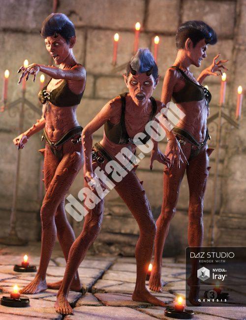 [daz姿势] 《创世纪3》中暗夜生物的姿势和表情-DAZ爱好者