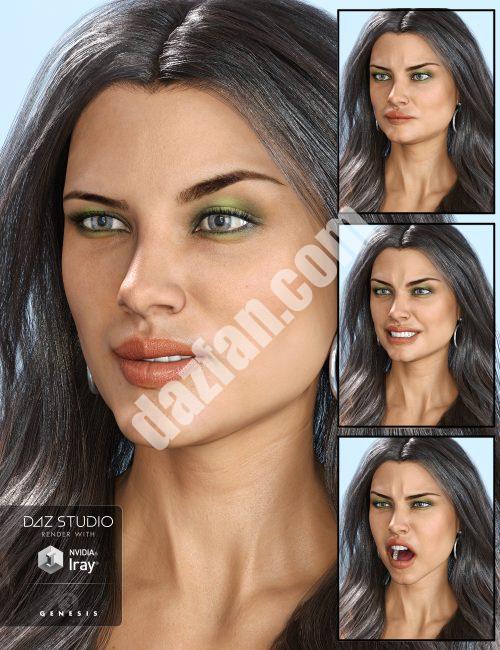 [daz姿势] 奥菲莉亚成熟表达的奥菲莉亚7和创世纪3女性-DAZ爱好者