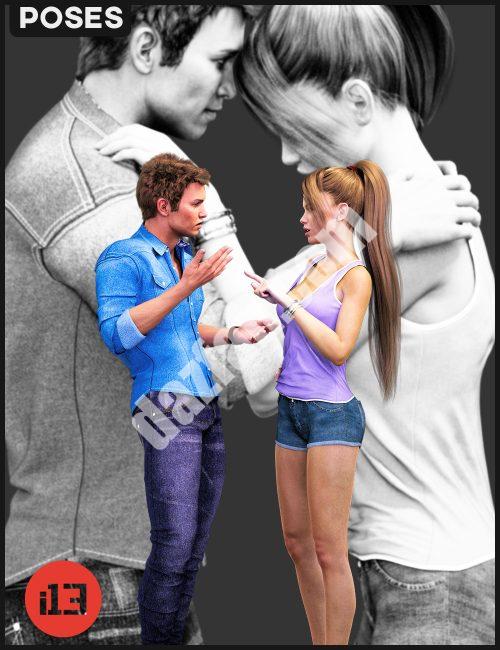 [daz姿势] i13 争吵与和解-DAZ爱好者