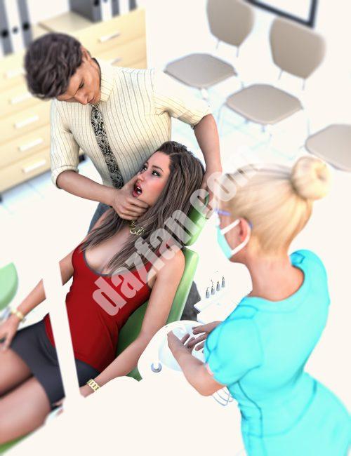 [daz姿势] i13 牙科诊所的姿势-DAZ爱好者