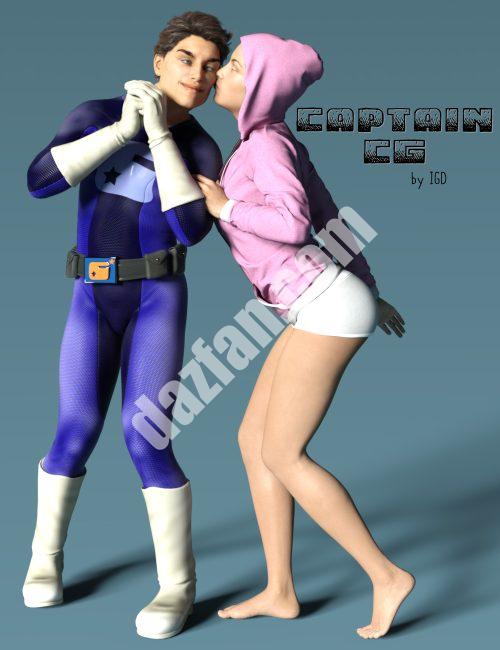 [daz姿势] IGD队长魅力为创世纪3男摆姿势-DAZ爱好者