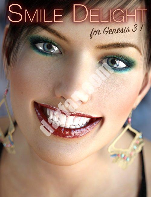 [daz姿势] 创世纪3女性的微笑喜悦-DAZ爱好者