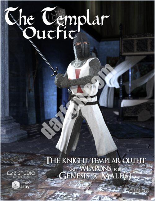 [daz服装] 圣殿骑士团-DAZ爱好者