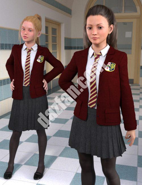 [daz服装] 创世纪3女性上学的时间到了-DAZ爱好者