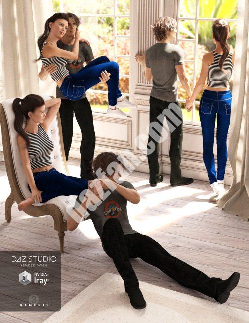 [daz姿势] 乡村城堡造型-DAZ爱好者