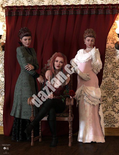 [daz姿势] 高贵的姿势和道具创世纪3女性和吉纳维芙7-DAZ爱好者