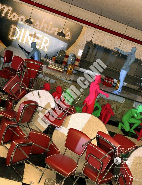 [daz姿势] 月光是创世纪3的最后一个符号-DAZ爱好者