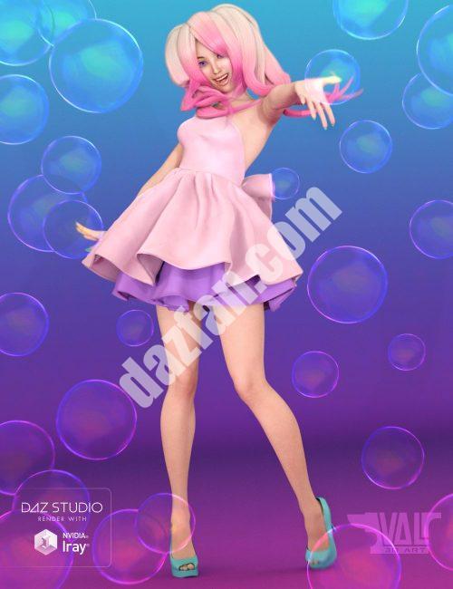 [daz姿势] 爱子7号和创世纪3号的女性卡哇伊的姿势和表情-DAZ爱好者