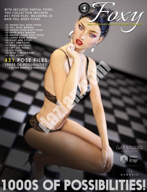 [daz姿势] i13 创世纪 3 女狐-DAZ爱好者