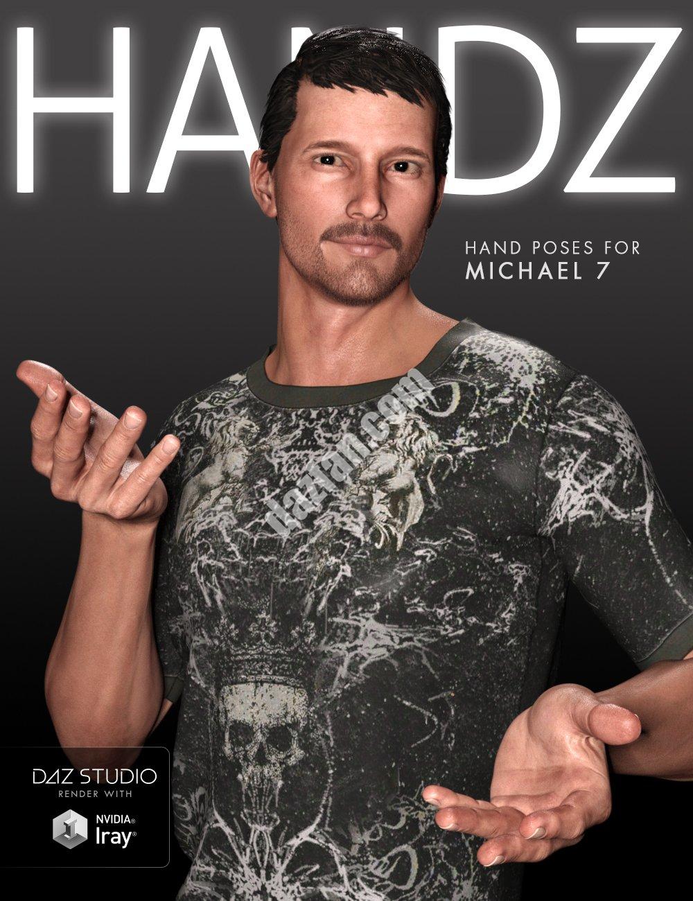 [daz姿势] Handz for Genesis 3 Male(s)-DAZ爱好者