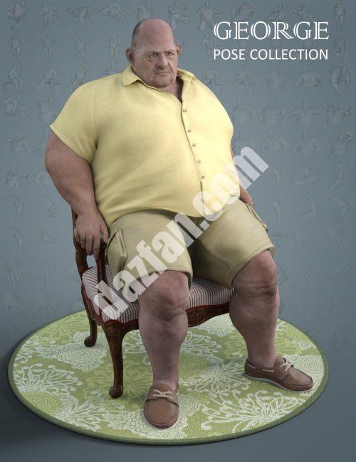 [daz姿势] 乔治构成集合-DAZ爱好者