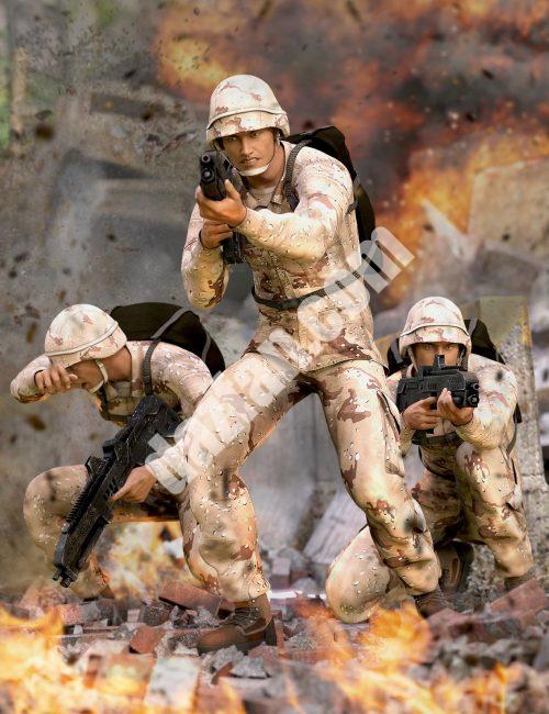 [daz姿势] 《迈克尔七世》中的勇气-DAZ爱好者