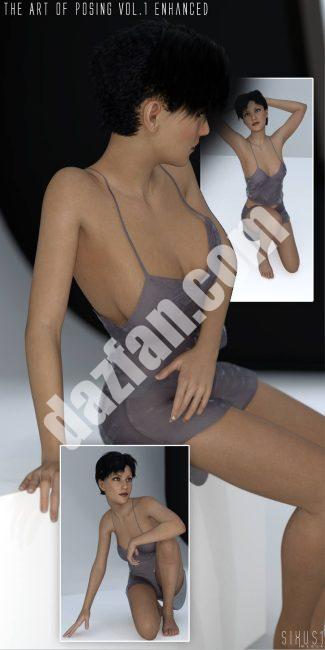 [daz姿势] 艺术开发的艺术姿势卷1-DAZ爱好者
