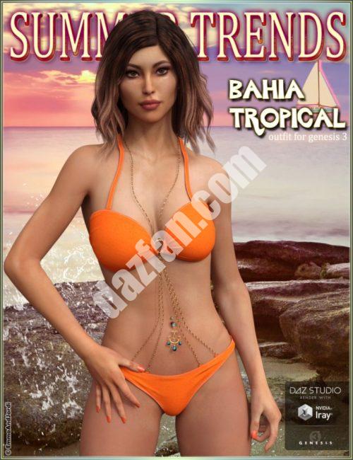 [daz服装] 巴伊亚热带服装创世纪3 (s)-DAZ爱好者