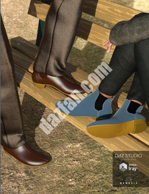 [daz服装] 切尔西靴创世纪3男(s)女(s)-DAZ爱好者