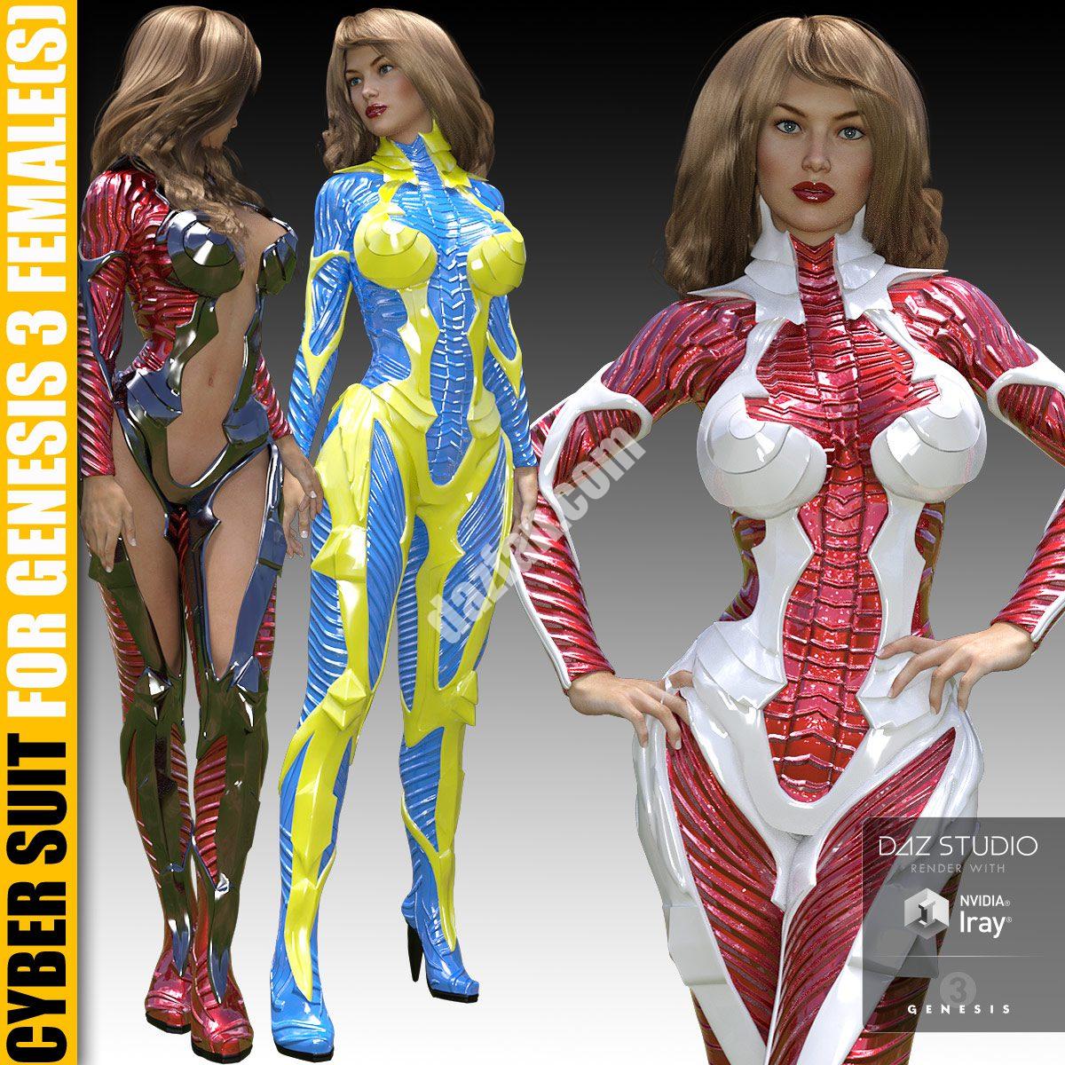 [daz服装] G3女性网络套装-DAZ爱好者