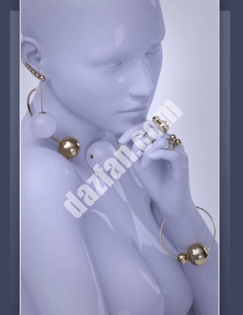 [daz服装] ES Sphaerae Jewelry Vol.1 for Genesis 3 Female(s)-DAZ爱好者