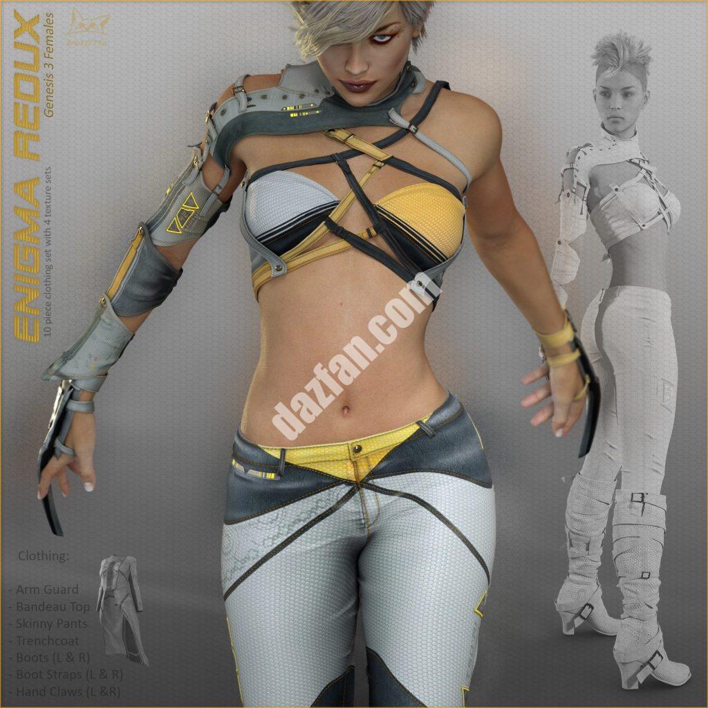 [daz服装] Enigma Redux G3F-DAZ爱好者