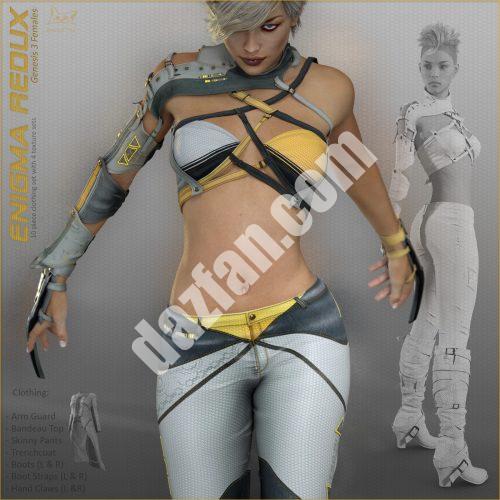 [daz服装] Enigma Redux G3F-DAZ爱好者