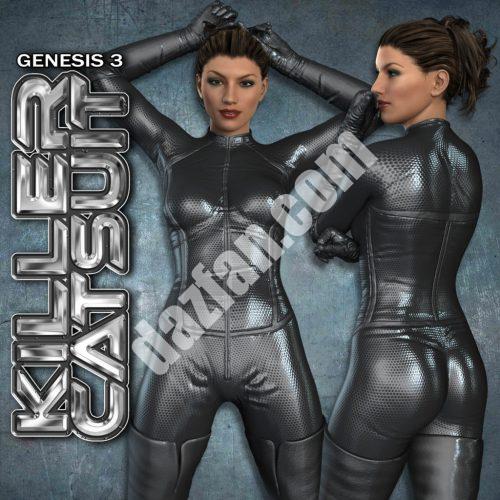 [daz服装] Exnem杀手紧身衣G3-DAZ爱好者