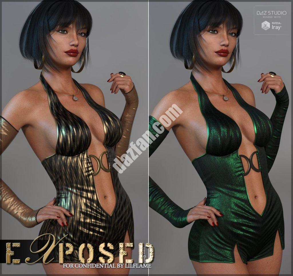 [daz服装] 因保密而暴露-DAZ爱好者