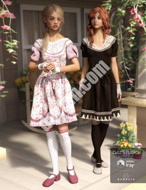 [daz服装] 少女的时尚-DAZ爱好者