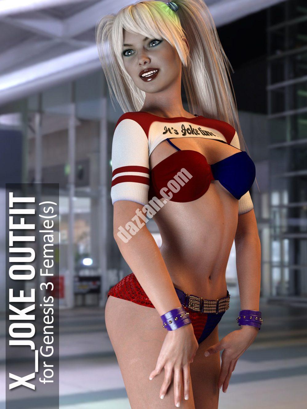 [daz服装] 创世纪3女性的玩笑装-DAZ爱好者