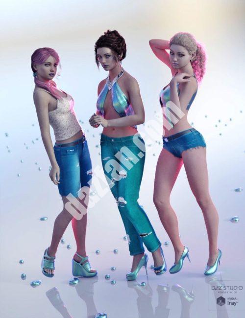 [daz服装] Just Real JeanZ for JeanZ for Genesis 3男女版-DAZ爱好者