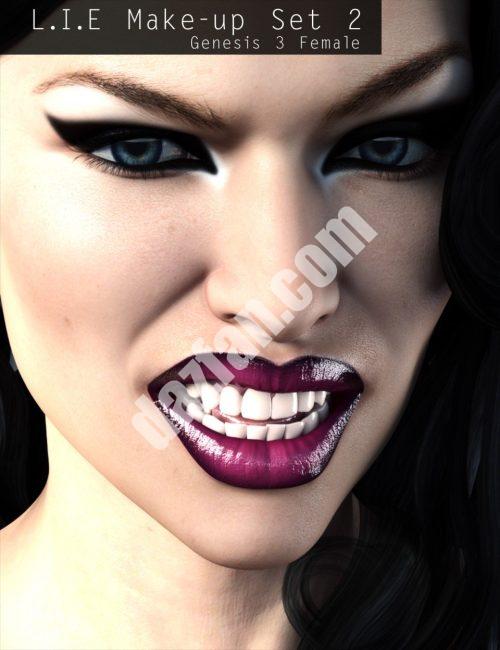 [daz服装] 《创世纪3》女性化妆套装2-DAZ爱好者
