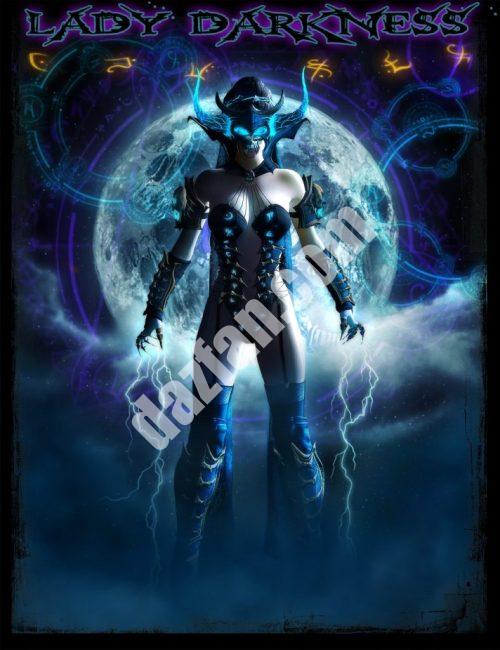 [daz服装] 《创世纪3》黑暗女神-DAZ爱好者