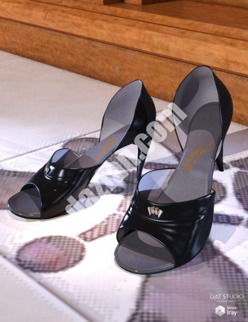 [daz服装] 创世纪3号女性的开放式泵-DAZ爱好者