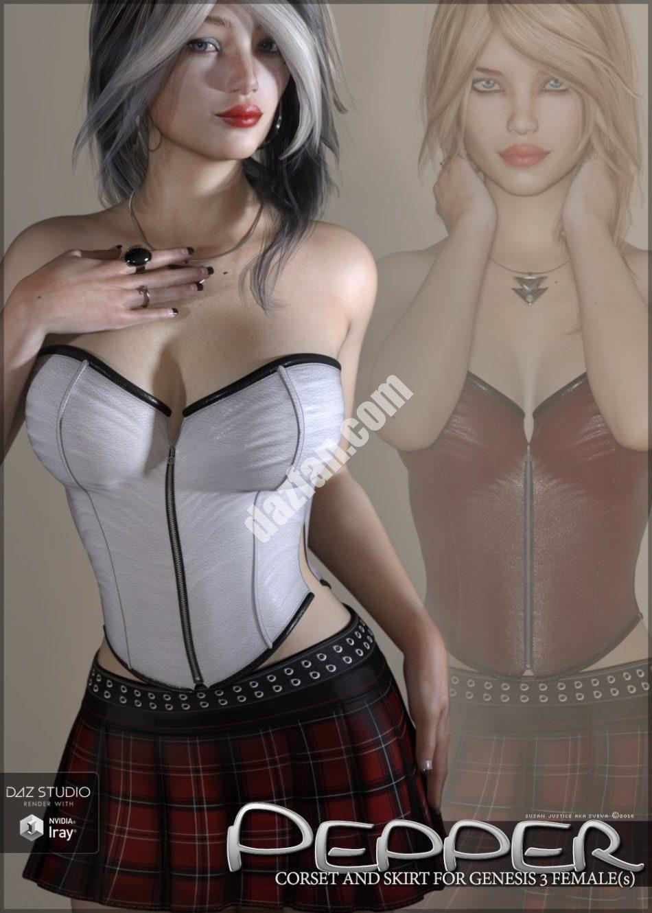 [daz服装] 《创世纪3》中的辣椒-DAZ爱好者