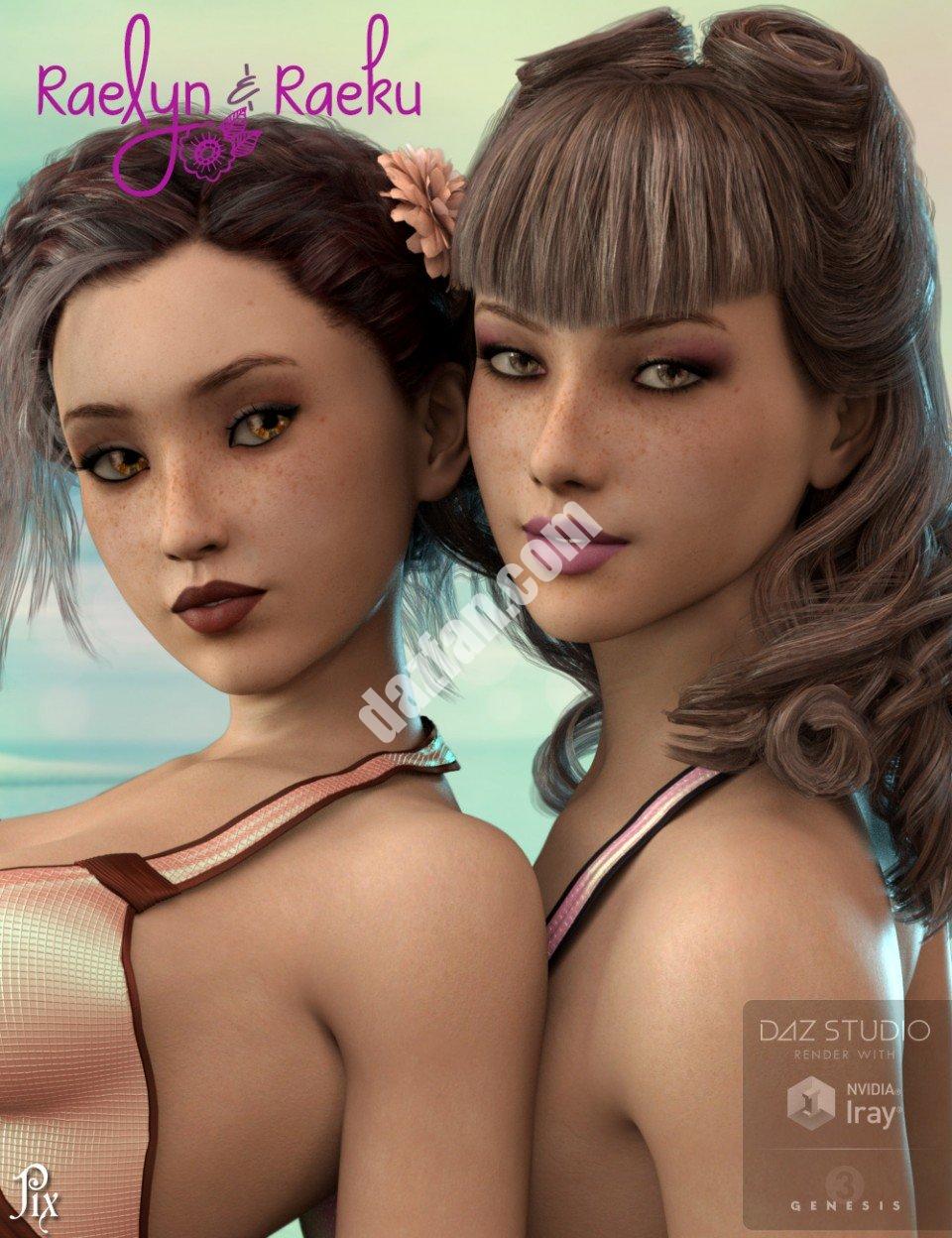 [daz服装] Pix Raelyn-Raeku角色和Splash泳装(创世纪3)-DAZ爱好者