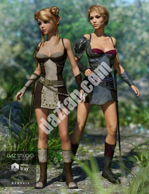 [daz服装] 阿莉娅公主的服装纹理-DAZ爱好者