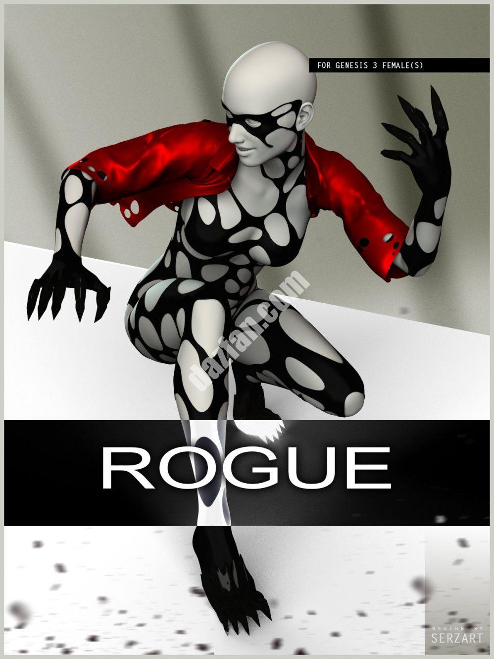 [daz服装] 《创世纪3》女性版的Rogue-DAZ爱好者