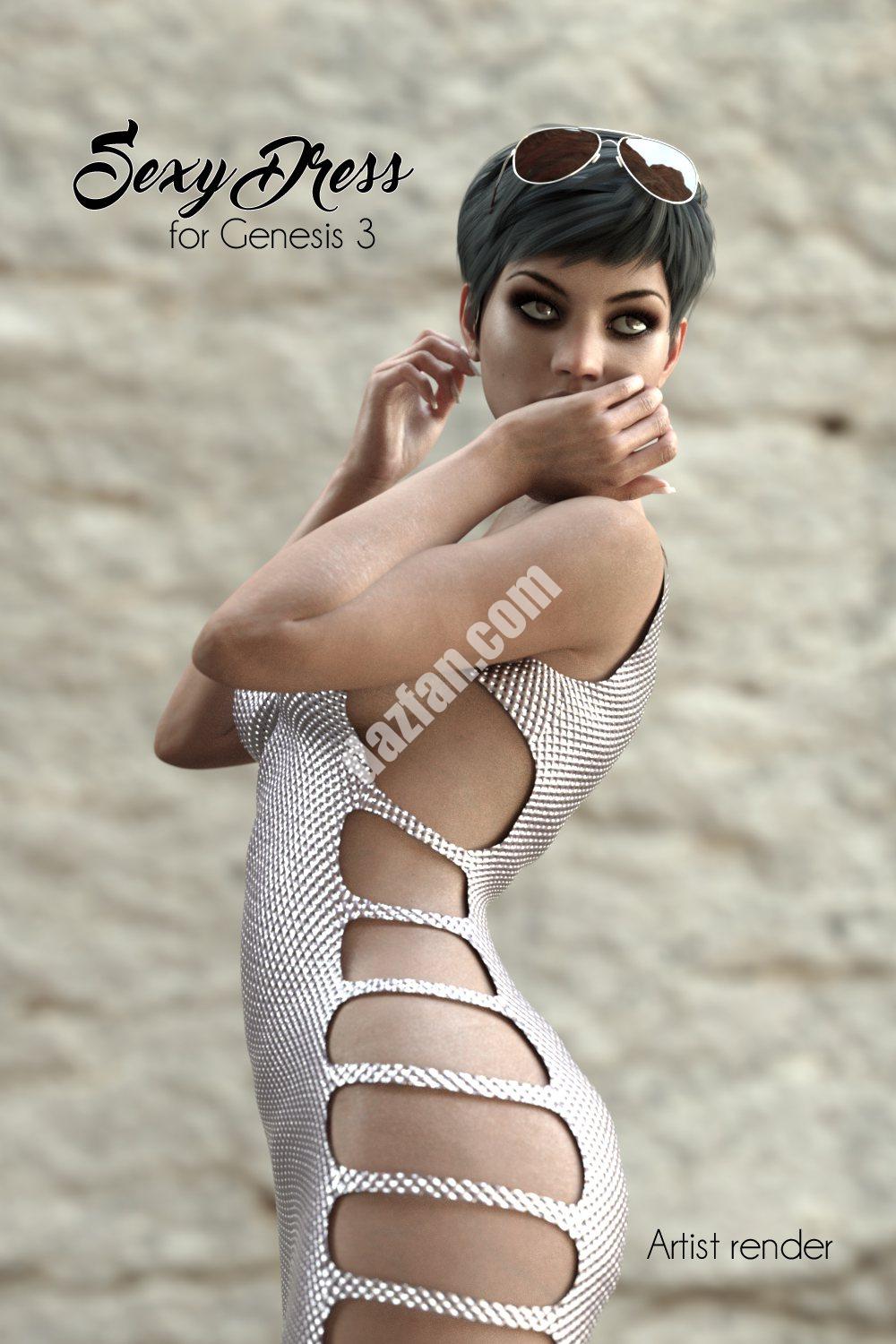 [daz服装] SP_Sexy_Dress for G3-DAZ爱好者