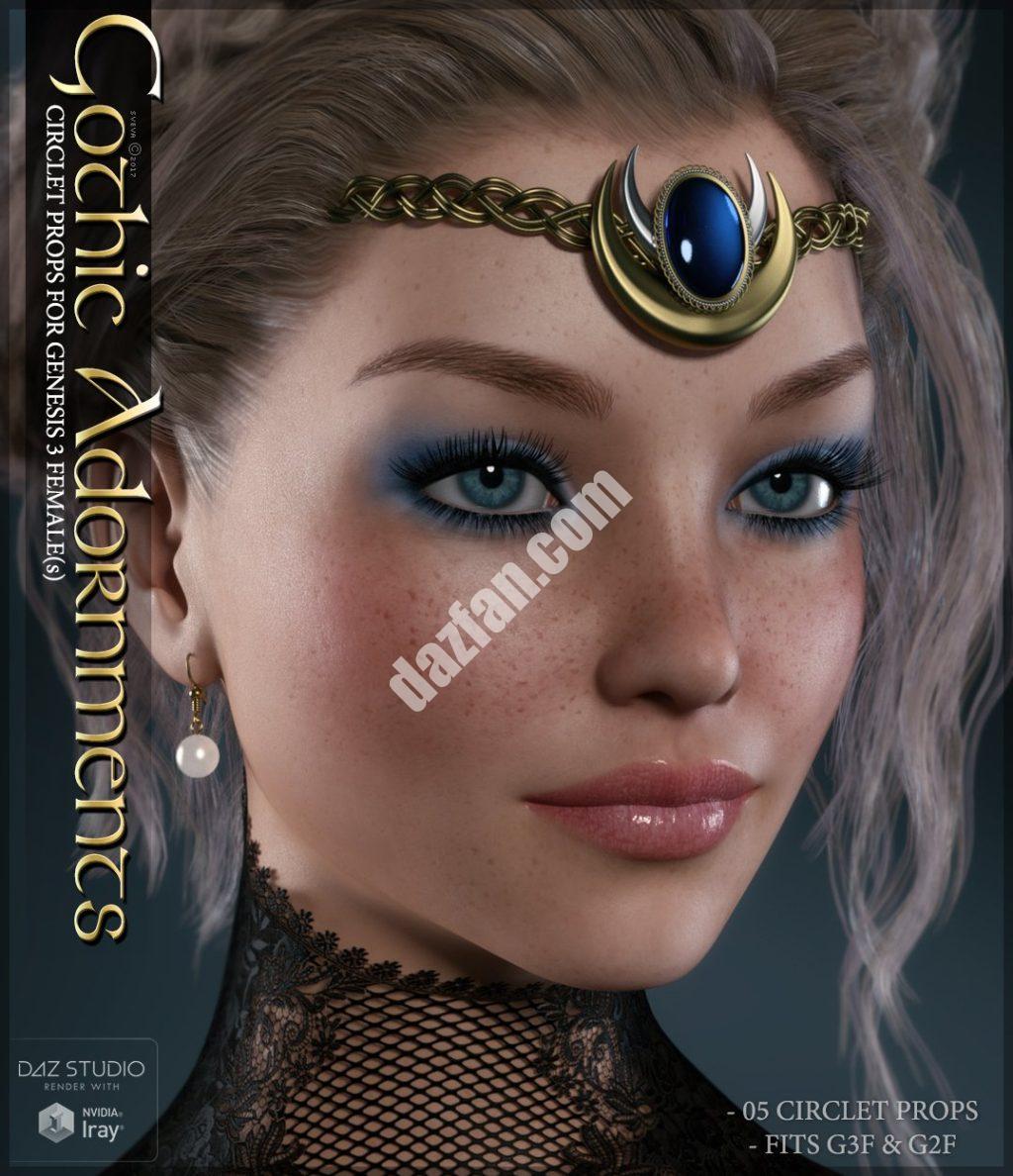 [daz服装] SV的哥特式装饰创世纪3女性-DAZ爱好者