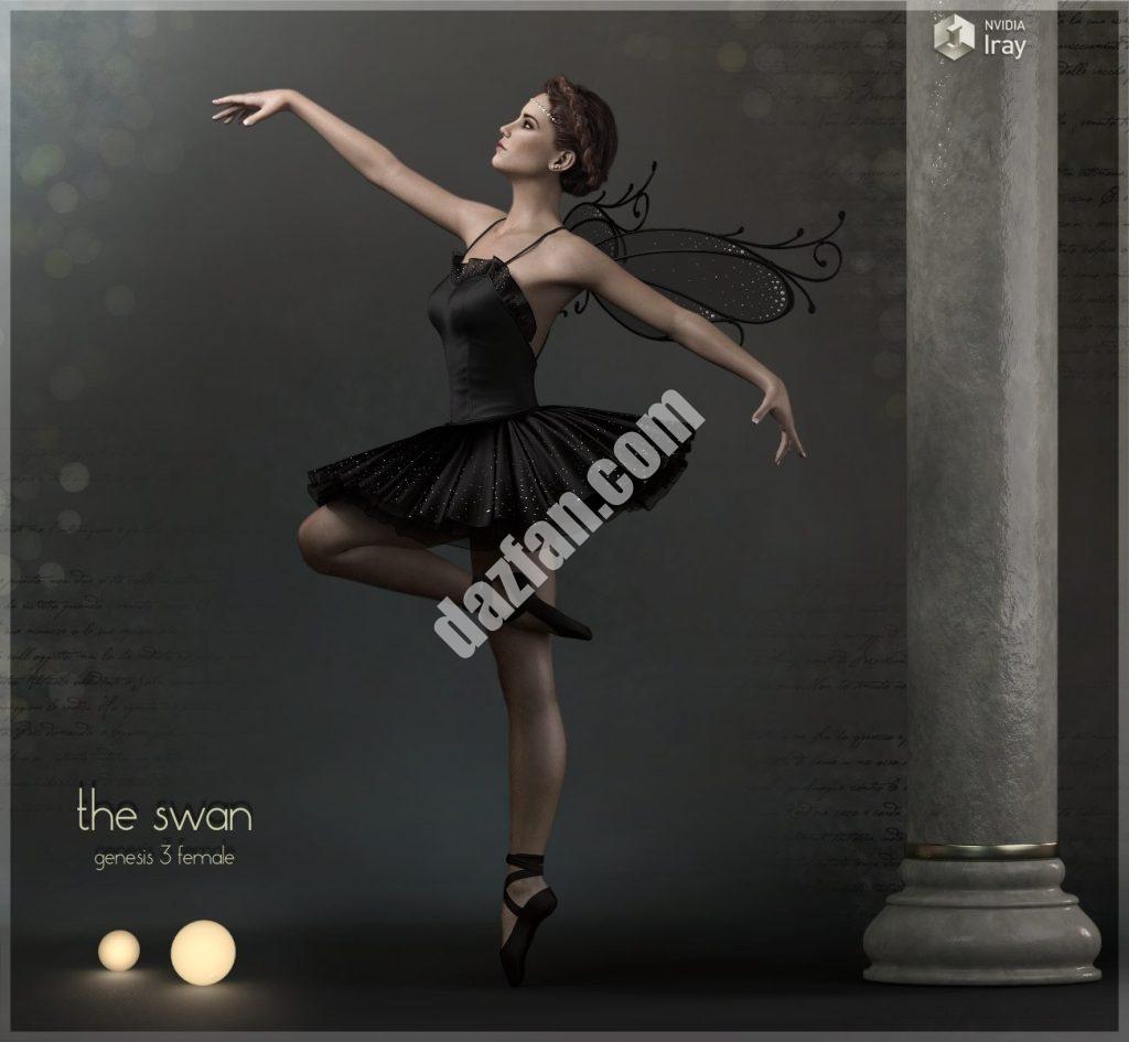 [daz服装] 天鹅G3F-DAZ爱好者