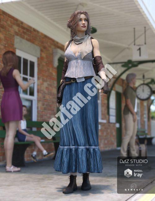 [daz服装] 创世纪3中的流浪汉-DAZ爱好者