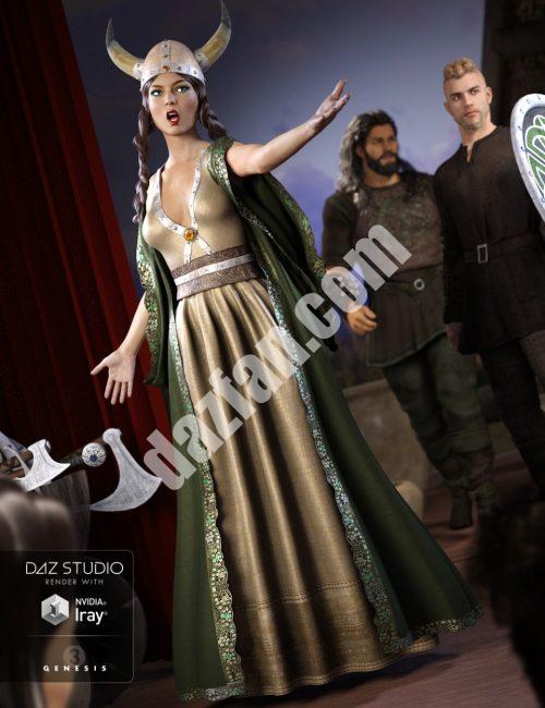 [daz服装] 维京歌剧《创世纪3》女歌手-DAZ爱好者