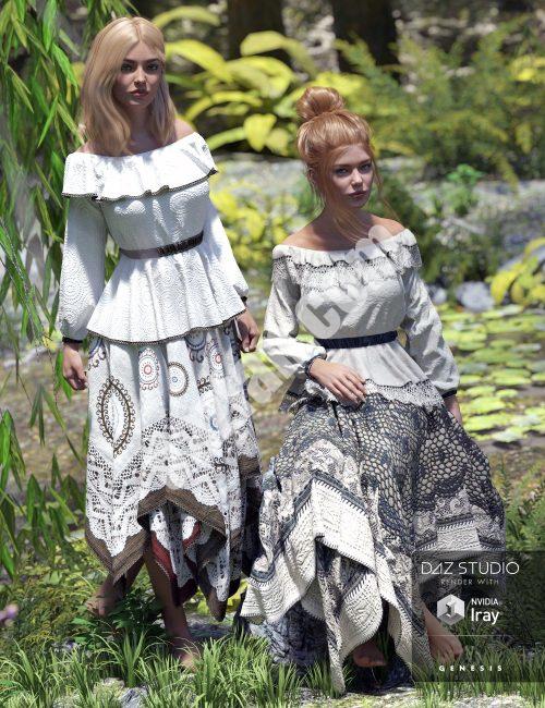 [daz服装] 波西米亚之美-DAZ爱好者