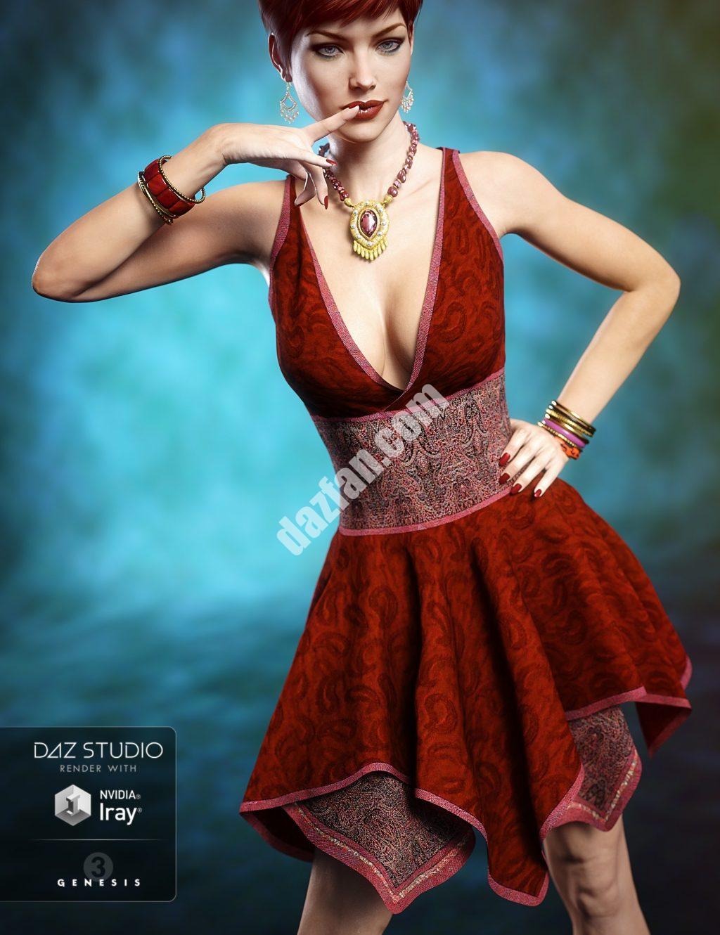 [daz服装] Hinata衣服-DAZ爱好者