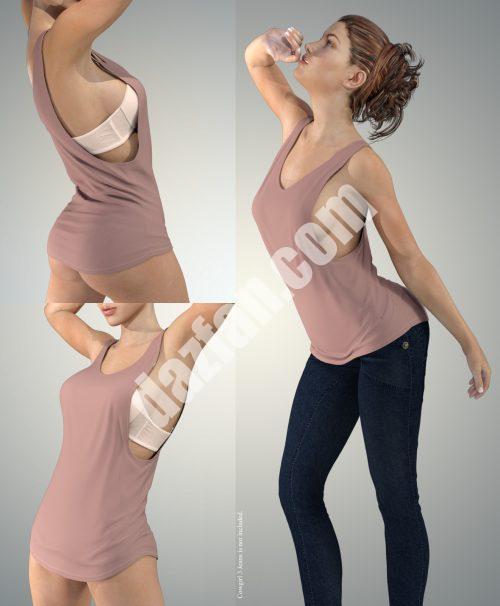 [daz服装] Hongyu的背心V7G3f-DAZ爱好者