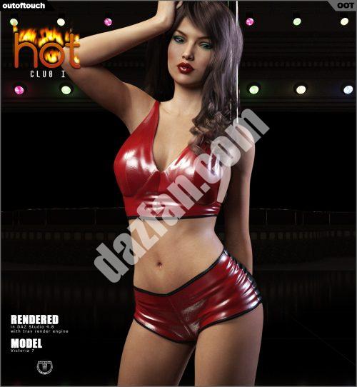 [daz服装] HOT Club I for Genesis 3 Female(s)-DAZ爱好者