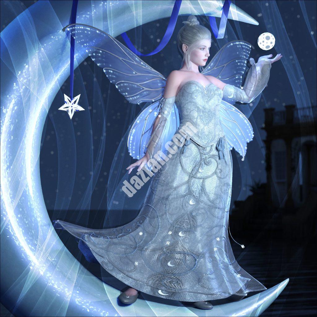 [daz服装] 月亮和星星献给仙女-DAZ爱好者