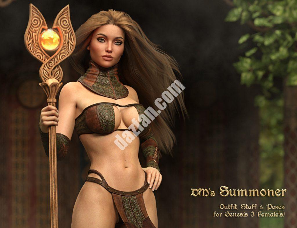 [daz服装] dm召唤师-创世纪3F-DAZ爱好者