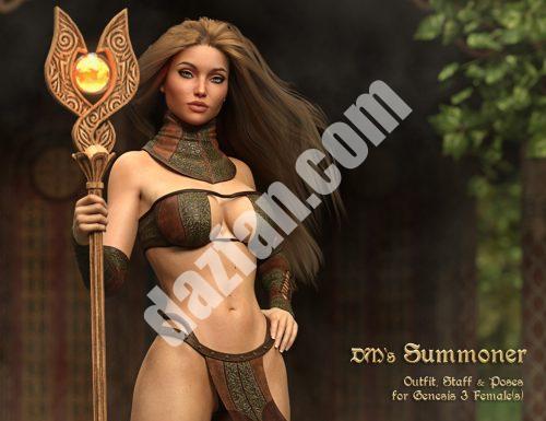 [daz服装] dm召唤师-创世纪3F-DAZ爱好者