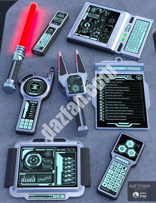 [daz道具] 《创世纪2》、《创世纪3》和《创世纪8》的科幻手办1-DAZ爱好者