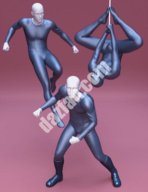 [daz角色] 超级英雄为创世纪8男-DAZ爱好者