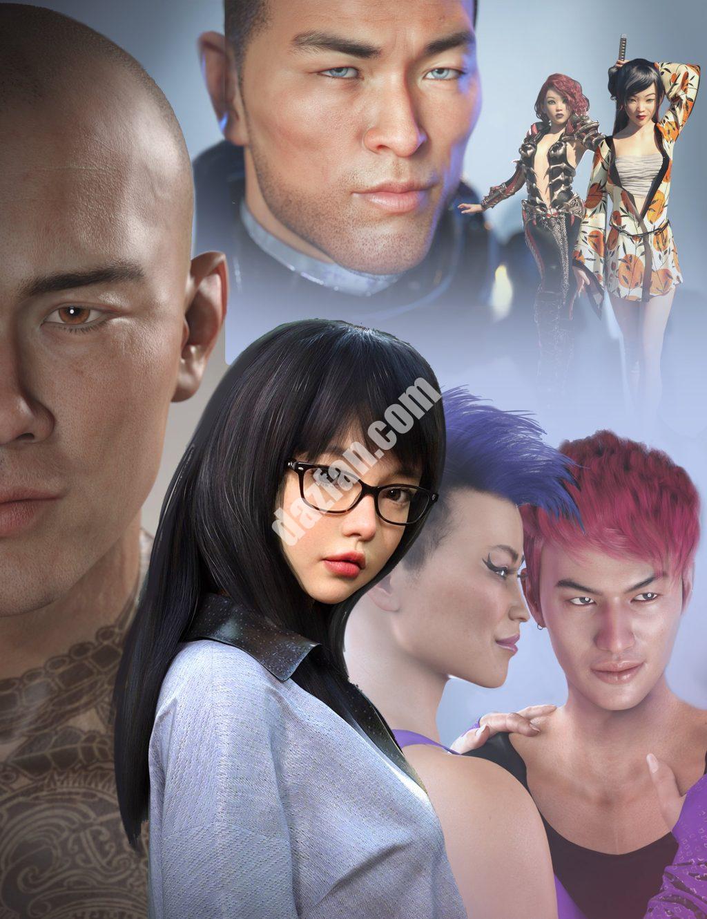 [daz合集] AAPI捆绑包-DAZ爱好者